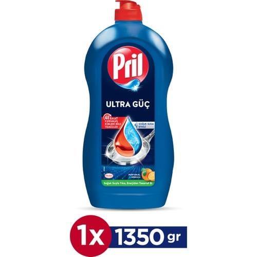 Pril Ultra Güç Sıvı Bulaşık Deterjanı Adana Portakalı 1306 ml Hijyen Soğuk Suda Etkili