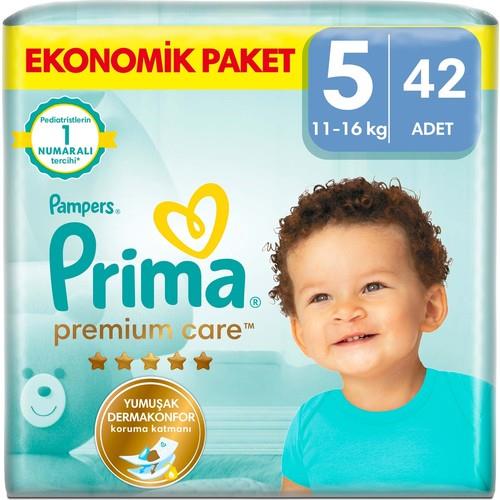 Prima Bebek Bezi Premium Care 5 Numara 42 Adet Ekonomik Paket