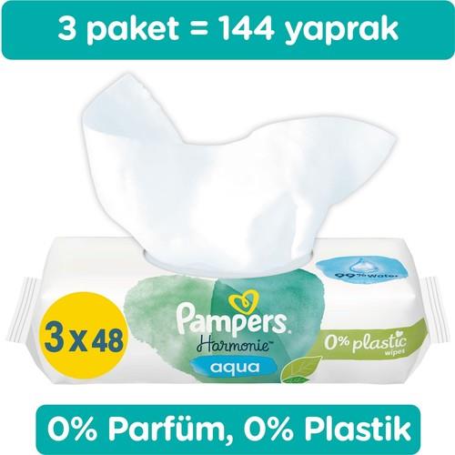 Prima Harmonie Aqua Islak Mendil 3’lü paket 144’lü Islak Mendil