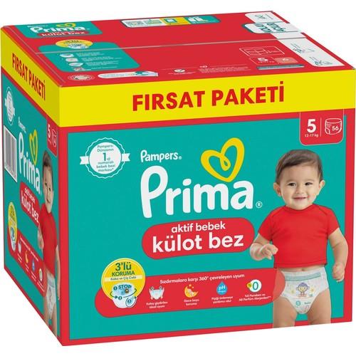 Prima Külot Bebek Bezi 5 Numara 56 Adet Fırsat Paketi