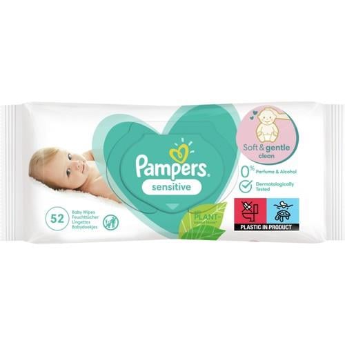 Prima Pampers Sensitive Hassas Islak Bebek Havlusu 52'li