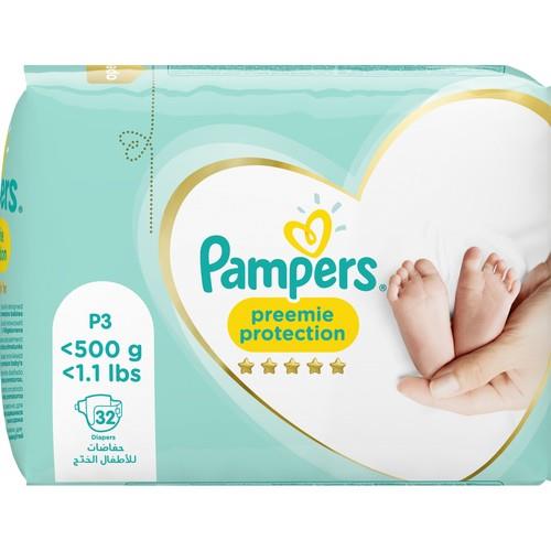 Prima Premium Care Bebek Bezi Prematüre Beden:3 (500GR-1.1KG) 32 Adet P3 <500G <1.1 Ibs