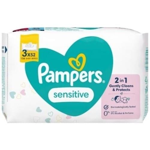 Prima Sensitive Islak Havlu Mendil 3'lü 156 Yaprak