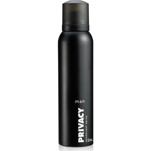 Privacy Man Sprey Deodorant - 150 ml, Pudrasız, Leke Bırakmayan, Odunsu ve Turunçgil Notalarıyla