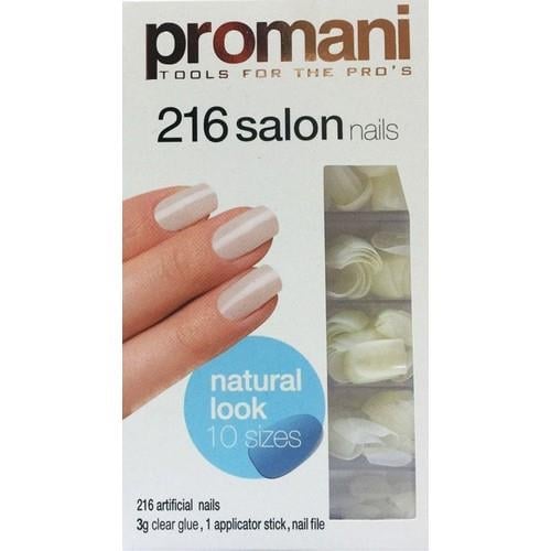 Promani 216'LI Düz Takma Tırnak Kiti