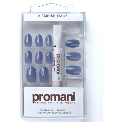 Promani Koyu Mavi Slate Takma Tırnak Kiti PR-5669