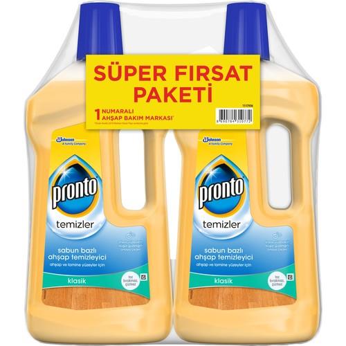 Pronto Ahşap Temizleyici Süper Fırsat Paketi 750 ml + 750 ml 2 ADET