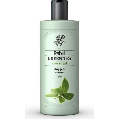 Rebul Ferahlatıcı Duş Jeli - Yeşil Çay Aroması, 450 ml, Cildi Canlandırır, Paraben İçermeyen Formül