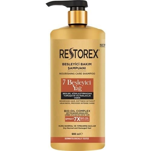 Restorex 7 Besleyici Yağ Şampuan 900 ml
