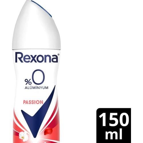 Rexona Kadın Sprey Deodorant Passion %0 Alüminyum 150 ml