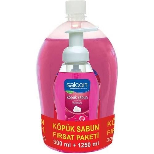 Saloon Köpük Sabun Frambuaz 300 ml + 1250 ml