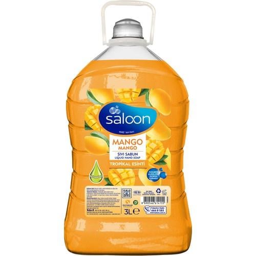 Saloon Mango Sıvı Sabun 3 L Tropikal Koku ile Cildinizi Besler ve Temizler