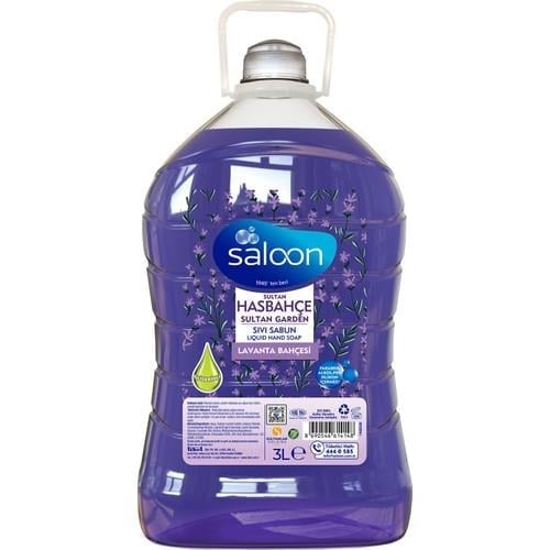 Saloon Sultan Hasbahçe Lavanta Bahçesi Sıvı Sabun 3 L Gliserinli Yumuşak Formül