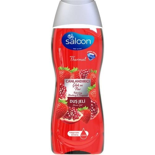 Saloon Thermal Canlandırıcı Duş Jeli Çilek & Nar 450 Ml