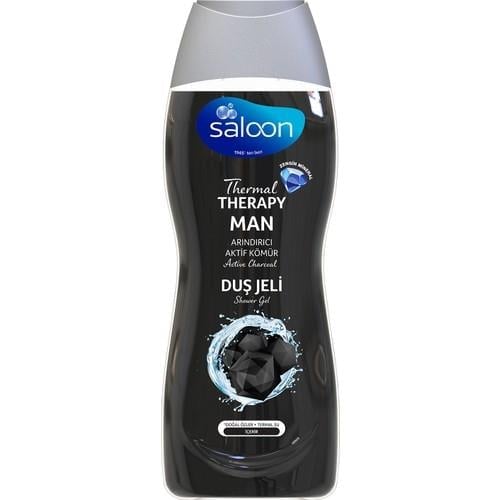 Saloon Thermal Therapy Man Duş Jeli Aktif Kömür 450 Ml