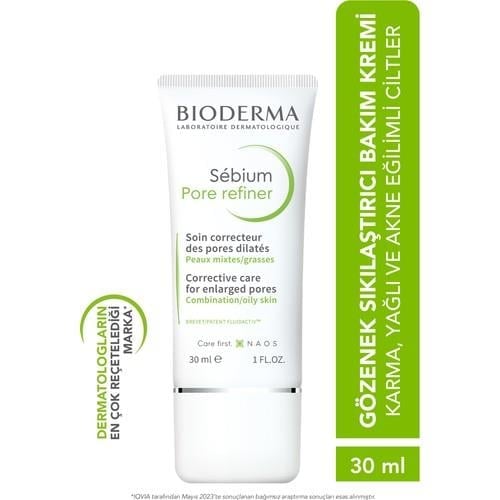 Sebium Pore Refiner Gözenek ve Siyah Nokta Karşıtı Bakım Kremi Karma ve Yağlı Ciltler 30 ml