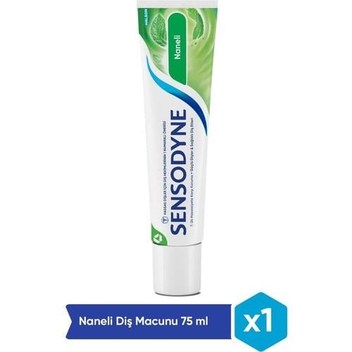 Sensodyne Naneli Diş Macunu Hassas Dişler İçin Koruma 75 ml Nane Aromalı