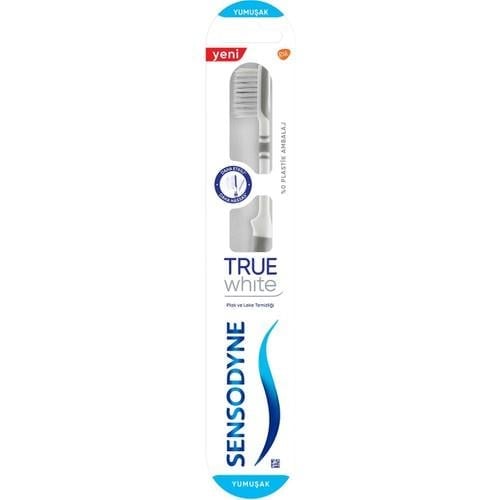 Sensodyne ''True'' White Yumuşak Diş Fırçası 1 Adet Plak ve Leke Temizliği İçin Özel Tasarım