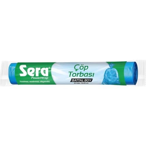 Sera Çöp Torbası Battal Boy 10 Adet
