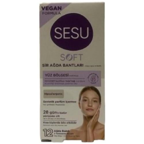 Sesu Sir Ağda Soft Yüz Bantları 12LI