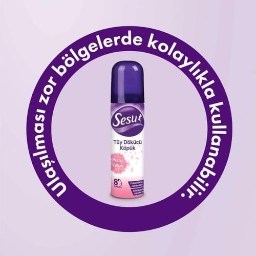 Sesu Tüy Dökücü Köpük Hassas Cilt 150 ml