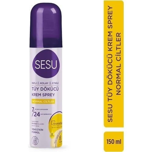 Sesu Tüy Dökücü Krem Sprey Normal Ciltler 150 ml