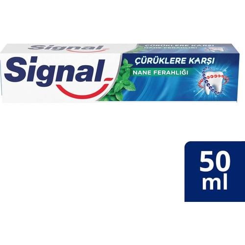 Signal Çürüklere Karşı Koruyucu Diş Macunu Nane Ferahlığı 50 ml