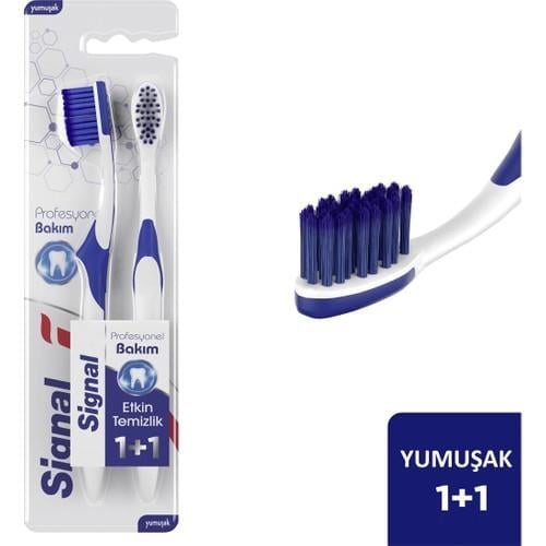 Signal Diş Fırçası 1+1 Profesyonel Bakım Yumuşak
