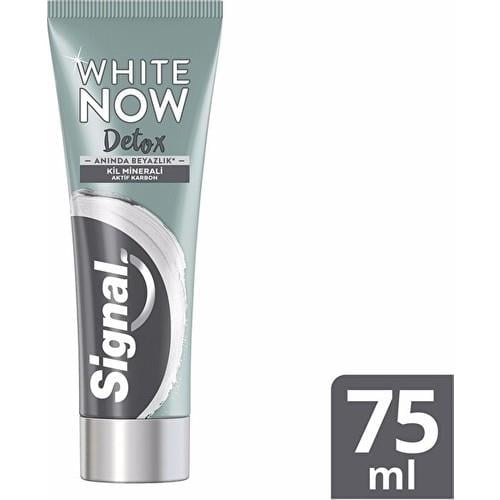 Signal White Now Diş Macunu Detox Kil Minerali 75 ml