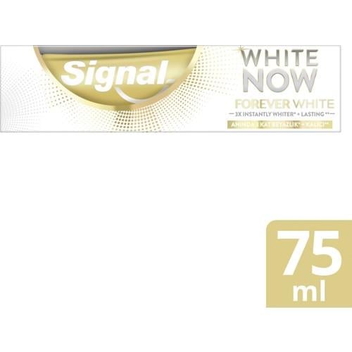 Signal White Now Forever White Diş Macunu 75 ml Aşındırmayan İçeriklerle Beyazlatır