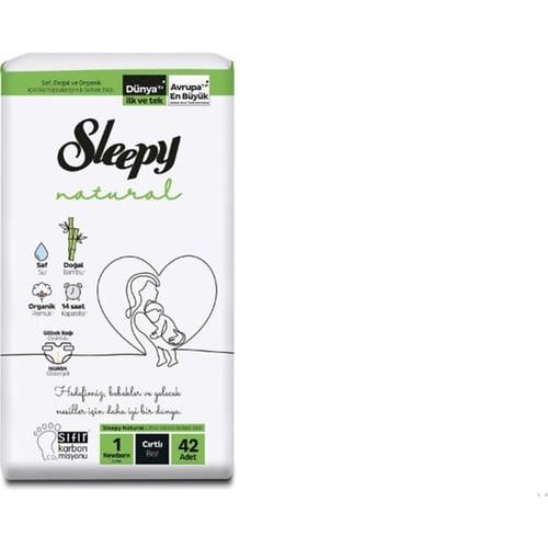 Sleepy Bebek Bezi 1 Beden Yenidoğan 2-5 Kg 42li