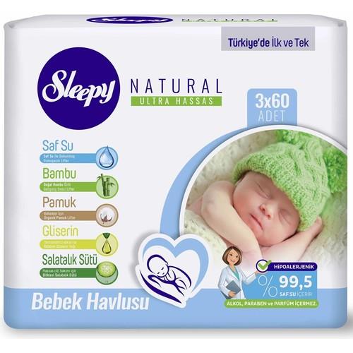 Sleepy  Bebek Havlusu 3 x 60