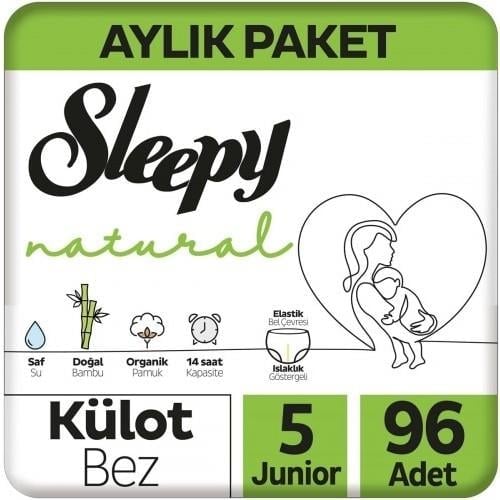 Sleepy Naturel Külot 4'lü Jumbo Junior 5 Beden 96 Adet