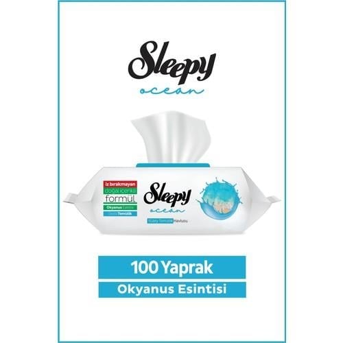 Sleepy Ocean Yüzey Temizlik Havlusu&Mendili Okyanus Esintisi 100 Yaprak