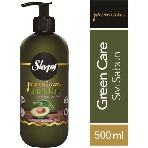 Sleepy Premium Green Care Doğal Avokado ve Aloe Vera Sıvı Sabun 500 ml Yumuşatıcı Özellikli