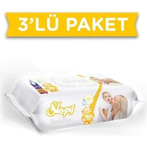 Sleepy Sensitive Islak Havlu Mendil 3 x 90 Yaprak