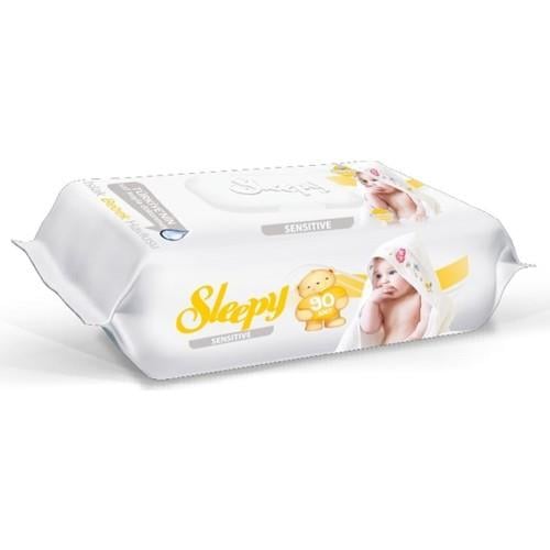Sleepy Sensitive Kapaklı Islak Havlu 90 Lı