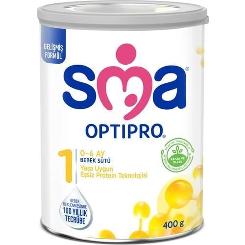 SMA Optipro 1 0-6 Ay Prebiyotikli Bebek Sütü 400 gr