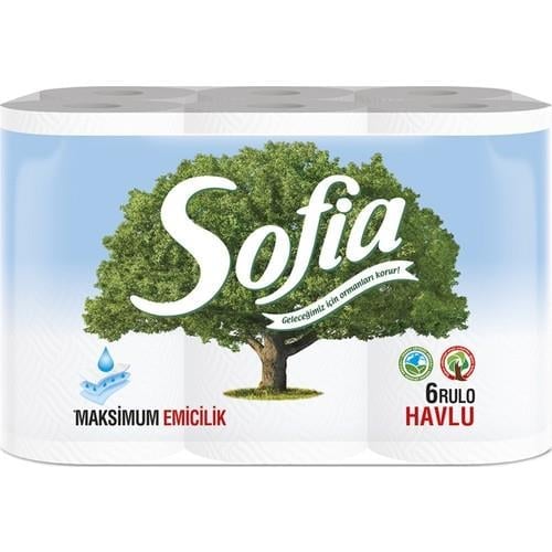 Sofia Mutfak Kağıt Havlusu 6'lı
