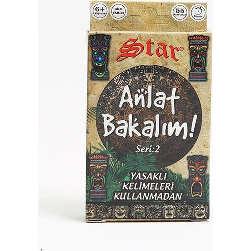 Star Anlat Bakalım Kelime Oyunu Seri:2 Hafıza Geliştirici Eğlenceli Aile Oyunu 55 Kart
