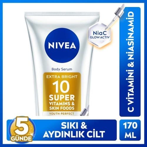 SUPER10 Serum Etkili Vücut Losyonu SPF15 170 Ml,5 Günde Aydınlatıcı,c Vitamini,niasinamid