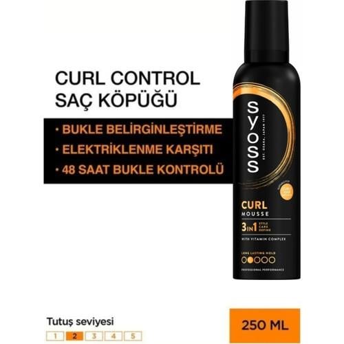 Syoss Curl Control Bukle Belirginleştirici Köpük 250 ml
