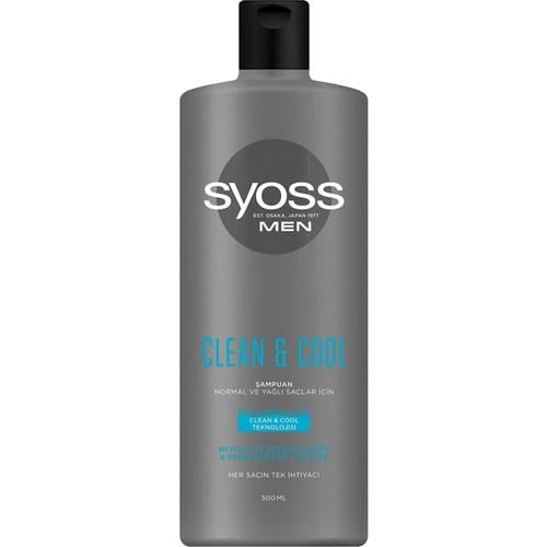 Syoss Men Clean&Cool Saç Bakım Şampuanı 500 ML Şampuan