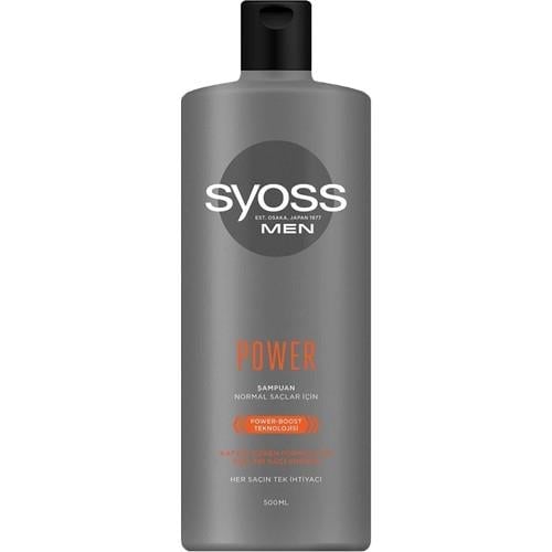 Syoss Men Power Şampuan 500 Ml 1 Adet Saç Bakım Şampuanı