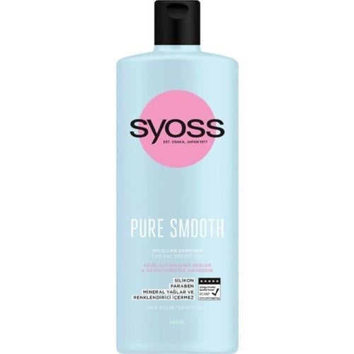 Syoss Pure Smooth Micellar Şampuan Tüm Saç Tipleri İçin Besleyici Etki 500 ml