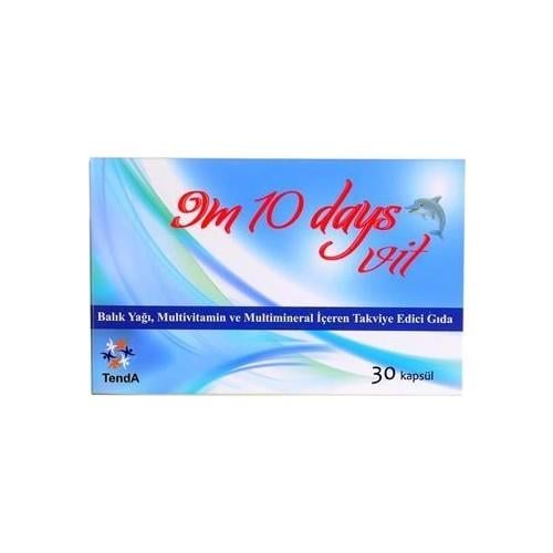 Tenda 9m 10 Days Vit Balık Yağı Multivitamin & Multimineral Içeren Takviye Edici Gıda 30 Kapsül