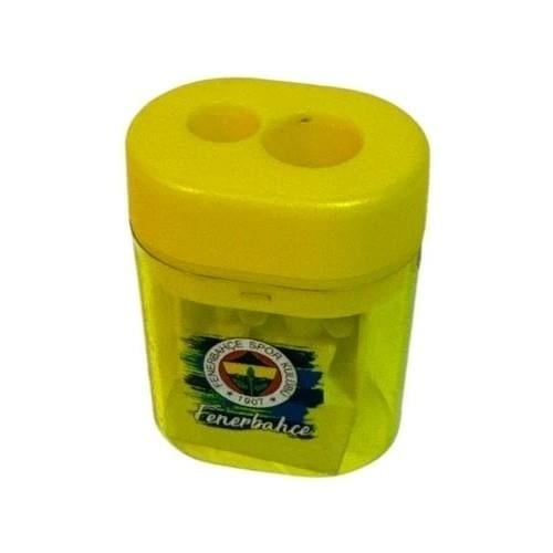 Tmn 581973 Fenerbahçe Çift Bıçaklı (Gözlü) Hazneli Oval Kalemtraş - Tekli