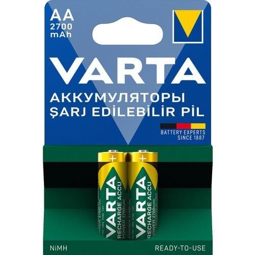 Varta 2700mAh AA Şarj Edilebilir Kalem Pil 2'li Paket