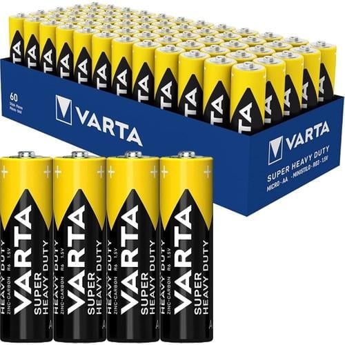 Varta heavy duty Çinko AA Kalem Pil (60'lı Paket)