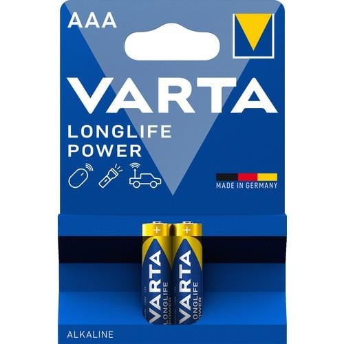Varta High Energy Güçlü Alkalin Seri İnce Pil - AAA 2'li 4903121412